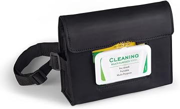 PDI Sani-Professional, Table Turners Table Wipe Belt Pak Black, Nylon, 7.5" Length x 6.5" Width | 10 Pack