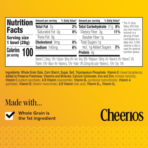 Cheerios 96 Ounce (Pack of 1) / Black / Original Cold Cereal