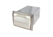 In-Counter Napkin Dispensers by San Jamar – Stainless Steel, Clear, Model H2001CLSS