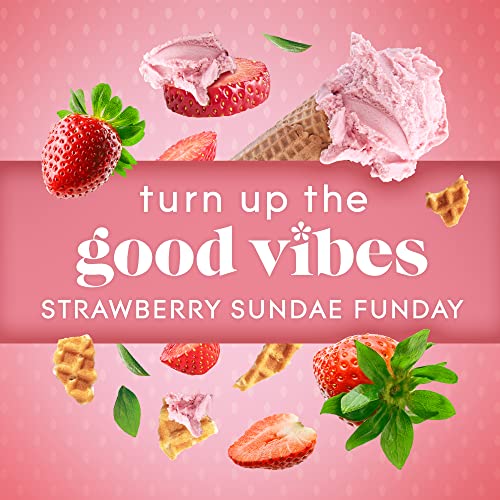 Glade Strawberry Sundae Funday / 3.35 Fl Oz (Pack of 1) / Red Electric