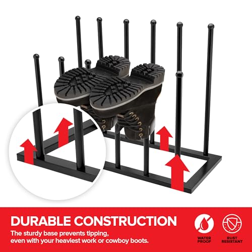 Stock Your Home 1 / 1 Count / Black Shoe Displays & Racks