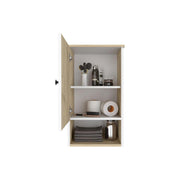 Medicine Cabinet Porto by Generic – One size, Other, Light Oak / White, Model WHF531