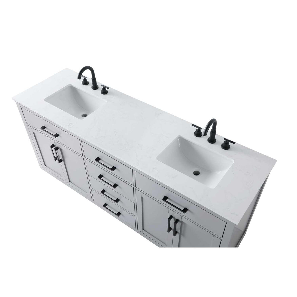 Alden Bathroom Vanity Grey by Lighting Design – Wood, Grey, Model VF29772DGR