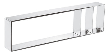 World Cuisine Rectangular Tart Ring by PADERNO – 13 3/4" x 3 5/8", Stainless Steel, Gray, Model 47546-43
