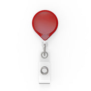 Mini-BAK Retractable Badge Holder with 36" Nylon Cord by KEY-BAK – 1-1/4, nylon Nylon, Red, Model 0069-005