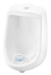 Magnum Urinal Screen with Non-para Enzyme Block by Big D – 2500 flushes, Plastic, White, Pack of 6