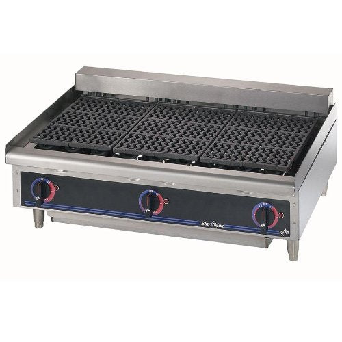 Star Mfg Counter Electric 36" Char-Broiler by Star-Max – Stainless Steel, Metallic, Model 5136CF