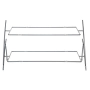 Buffet Stand Cake Stand 2-Tier Buffet - 28" L x 25" W x 14" H by HUBERT – Metal, Flint, Model 688640139344