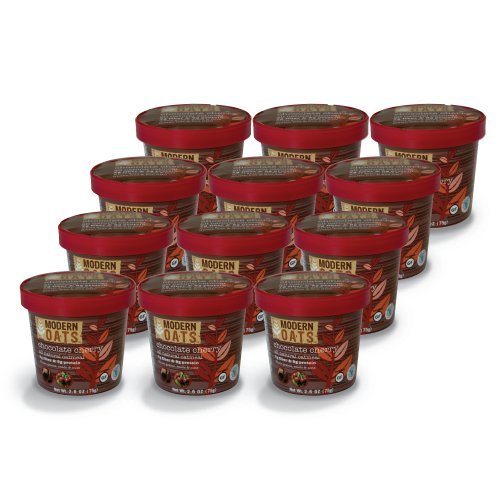 Modern Oats Chocolate Cherry / 2.6 Ounce (Pack of 12) / 12 Breakfast Foods
