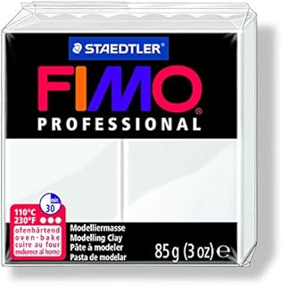 STAEDTLER Boîte 4 Pieces Fimo Professionnel 85G White, 4