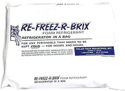 Polar Tech RE-FREEZ-R-BRIX RB60 Foam Refrigerant Packs, 64oz Capacity (Case of 3)