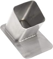 HUBERT Stainless Steel Closed Bottom Tong Holder - 3 3/10" W x 5 3/4" D x 4" H
