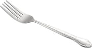 CAC Stainless Elizabeth 2023-05 Dinner Fork 7.25 inch, 18/0 Heavy Weight, Mirror, Set of 12