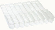 Visibility Slide Clear Plastic 20 Oz Bottle Organizer - 27"L x 27 15/16"W