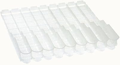Visibility Slide Clear Plastic 20 Oz Bottle Organizer - 27"L x 27 15/16"W