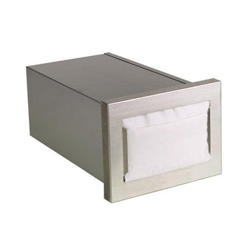 Built In Napkin Dispenser by DISPENSE-RITE – Stainless Steel, Silver, Model CMND-1