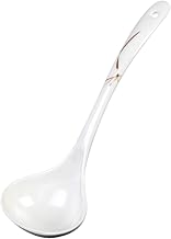Thunder Group Melamine dinnerware collection 2 1/2 oz, 9 3/4" x 3 3/8" soup ladle, bamboo, comes in dozen