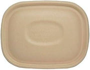 World Centric (CTL-SC-U3) Plant Fiber Lid for 20-48 Ounce Boxes, Beige 400 Per Case