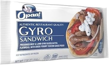 Grecian Delight Premade Gyro Sandwich -- 12 per case.