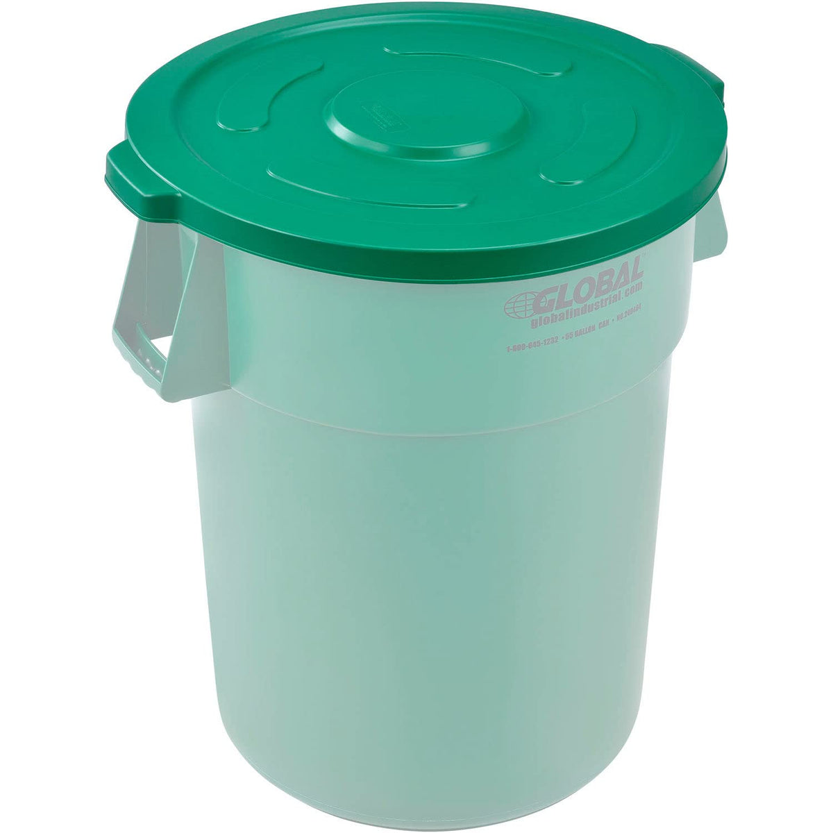 Global Industrial Green / 27-1/2" Diameter x 2-1/2"H / Industrial Kitchen Trash Cans