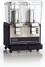 Commercial 1/3-Horsepower Drink Dispenser with 2 3-Gallon Containers by Omega – Double, Plastic, Black, Model OSD20