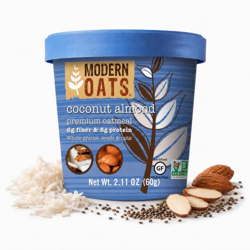 Modern Oats Coconut Almond / 2.11 Ounce (Pack of 12) / 1 Breakfast Foods