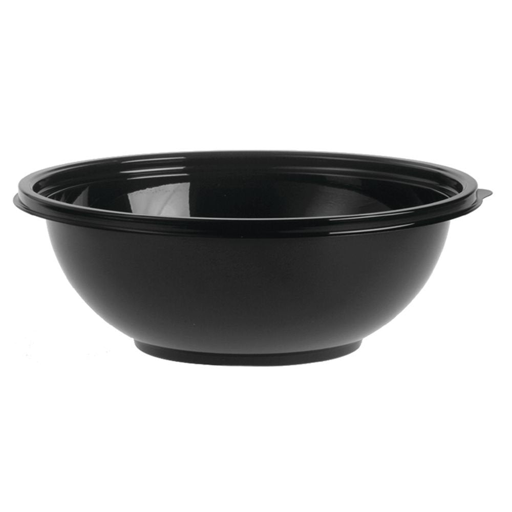 Sabert Carryout Bowl Classic 80 oz/5 lb Black Plastic - 10 1/4" Dia x 3 5/8" D by SABERT CORPORATION – 10.25 inches x 3.625 inches, 80.0 ounces, Plastic, Black, Pack of 50