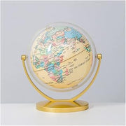 Globe, 360° Rotating Earth Geographic Retro Clear Text Marking | H 14cm