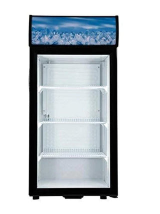 Countertop Glass Display Refrigerator by Adcraft – 4.2 cubic feet, 4.2 cubic_feet, Model CDRF-1D/4