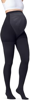JOBST Maternity Opaque Compression Waist High Pantyhose Stockings, Closed Toe, 20-30 mmHg Moderate Support for Swollen Legs During Pregnancy