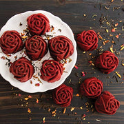 Nordic Ware Toffee / 2.25 Cup Capacity (Pack of 3) / Rosebud Cakelet Specialty & Novelty Cake Pans
