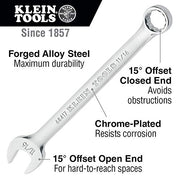 KLEIN TOOLS 7/16-Inch / Silver / 1 Combination Wrenches