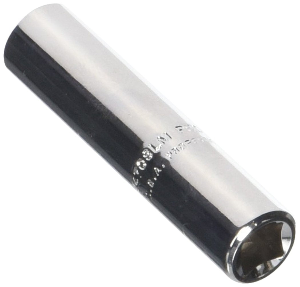 1/4" Drive Deep Socket 8 mm - 6 Point by Proto – 8mm, Blend, White, Model J4708LM