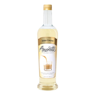 Irish Cream Gourmet Syrup 750 ml by Amoretti – 25.36 Fl Oz (Pack of 1), brown
