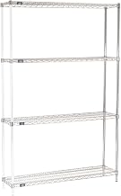 Nexel Chrome Wire Shelving Add-On - 48W x 12" D x 74" H