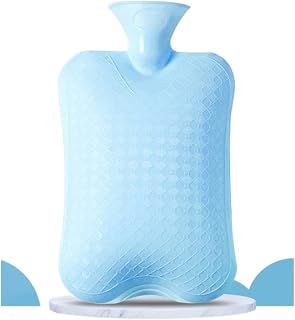 Hot Water Bottle Bag Hotpack for Pain Relief Menstrual Cramp,hot and Cold Compress, Hand Feet Warmer(Blue,2000ml)