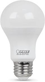 Feit Electric LED Light Bulbs, A19 60W Equivalent, Non-Dimmable, 800 Lumens, A19 LED Light Bulbs, E26 Base, 5000k Daylight, A19 LED Bulbs, 10 Year Lifetime, 1 Pack, A800/850/10KLED
