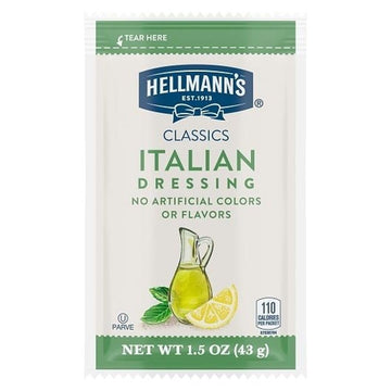 Classics Italian Salad Dressing Packets by HELLMANN'S – 1.5 Ounce (Pack of 102), Pack of 102