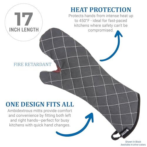 Carlisle FoodService Products Tan / 17" (Pack of 1) / 1 Oven Mitts