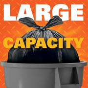 Hefty 40 Count (Pack of 6) / Easy Flaps 30 Gallon - 40 Count / Black Trash Bags