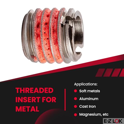 E-Z LOK 3/8"-16 IT, 9/16"-12 ET, 0.515" L / 5 / Pack of 5 Thread Locking Inserts