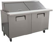 True TSSU-60-24MB-ST Mega-Top Solid-Door Sandwich/Salad Unit