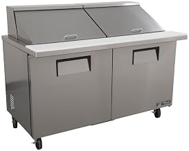 True TSSU-60-24MB-ST Mega-Top Solid-Door Sandwich/Salad Unit