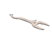 Combination Wrench by Perlick – Metal, Silver, Model 40106