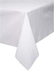 Hoffmaster 210401 Linen-Like Folded Tablecover, 54" Length x 50" Width, White (Case of 48)
