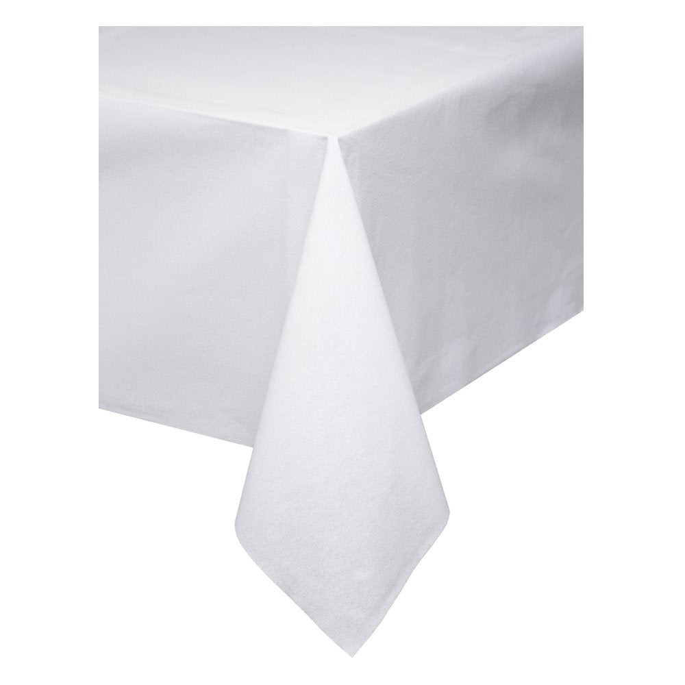Linen-Like Folded Tablecover by Hoffmaster – 54" x 50", Paper, White, Pack of 48, Model 210401