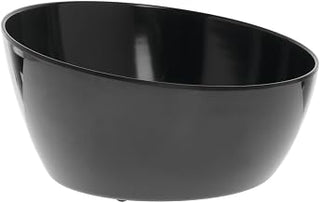 HUBERT Black Serving Bowl Melamine - 8 1/2"Dia x 4 1/4"H
