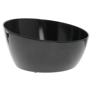 Black Serving Bowl Melamine - 8 1/2"Dia x 4 1/4"H by HUBERT – Plastic, Black, Model H0124-BLACK