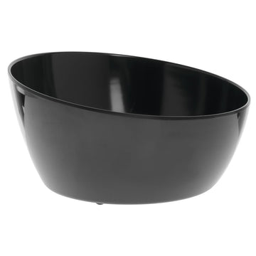 Black Serving Bowl Melamine - 8 1/2"Dia x 4 1/4"H by HUBERT – Plastic, Black, Model H0124-BLACK