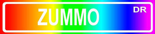 ZUMMO Groovy Cool Rainbow Look 8" Wide Magnet for use on Any Steel Surface